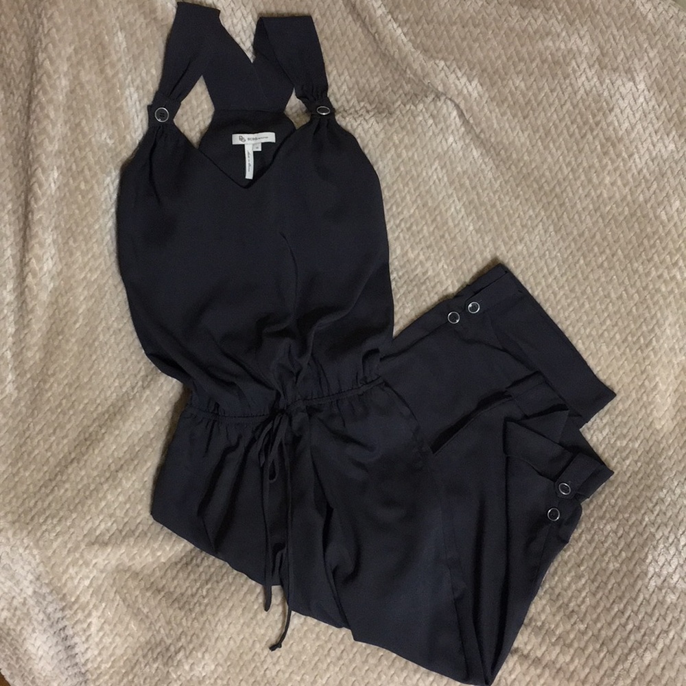 BCBGeneration Charcoal Jumpsuit